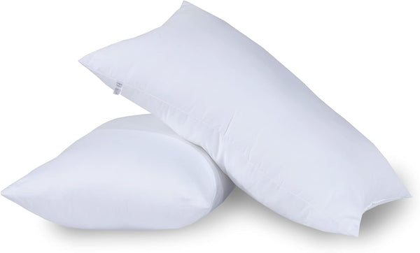100% Pure Support For Stomach, Side And Back Sleepers Polycotton Hollowfiber Filled Sleeping Pillows 45x72cm Hotel Quality