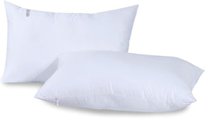 100% Pure Support For Stomach, Side And Back Sleepers Polycotton Hollowfiber Filled Sleeping Pillows 45x72cm Hotel Quality