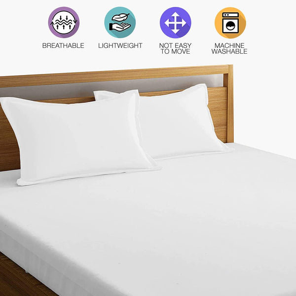500 Thread Count 100% Pure 5 Star Hotel Quality Bedding Egyptian Cotton Luxurious Fitted Bedsheet With Extra Depth Of 40cm/16 inches