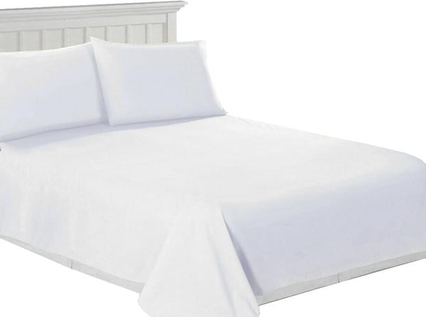 800 Thread Count Super Soft And Luxurious Easy Care 100% Pure Egyptian Cotton Flat Sheet For Hotel Quality Bedding-Breathable Bed Top Sheet