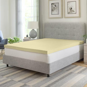 Premium Orthopaedic Memory Foam Mattress Topper to Fit Single, 4ft, Double, King Size Bed Available In 1", 2" Thicknesses Soft Non-Allergenic Mattress Topper