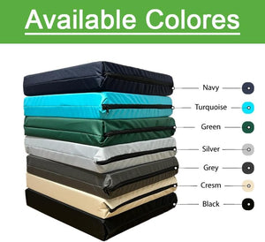Crescent Textile Outdoor Rattan Chair Seat Pads Cushion Pad Waterproof Material for Garden Furniture Kitchen Dining Living Room Patio Office Coffee Shop Seat Pads