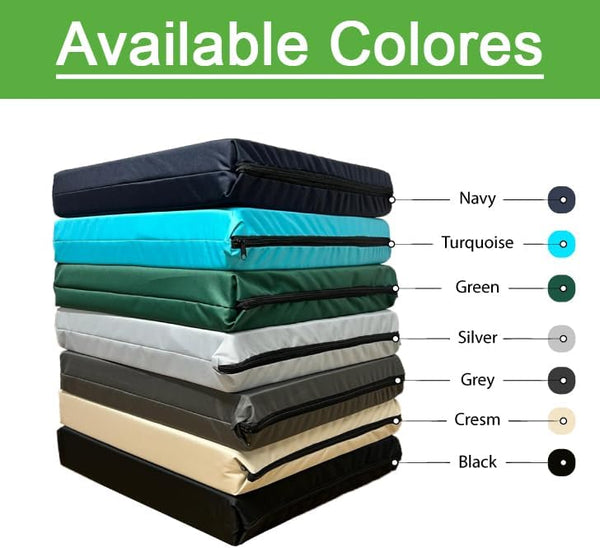 Crescent Textile Outdoor Rattan Chair Seat Pads Cushion Pad Waterproof Material for Garden Furniture Kitchen Dining Living Room Patio Office Coffee Shop Seat Pads