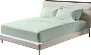 Luxury Egyptian Cotton Fitted Sheet – 200 Thread Count, 25cm Deep Pocket, Soft & Comfortable Bed Sheet