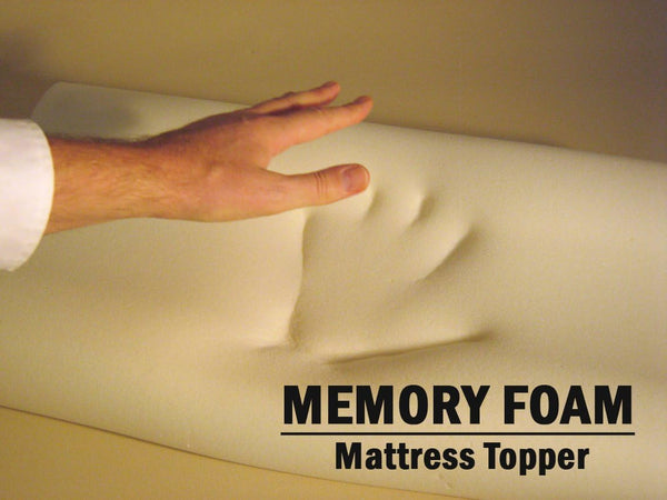 Premium Orthopaedic Memory Foam Mattress Topper to Fit Single, 4ft, Double, King Size Bed Available In 1", 2" Thicknesses Soft Non-Allergenic Mattress Topper