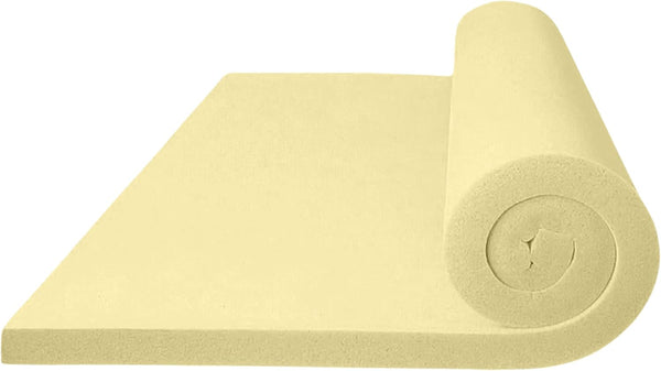 Premium Orthopaedic Memory Foam Mattress Topper to Fit Single, 4ft, Double, King Size Bed Available In 1", 2" Thicknesses Soft Non-Allergenic Mattress Topper