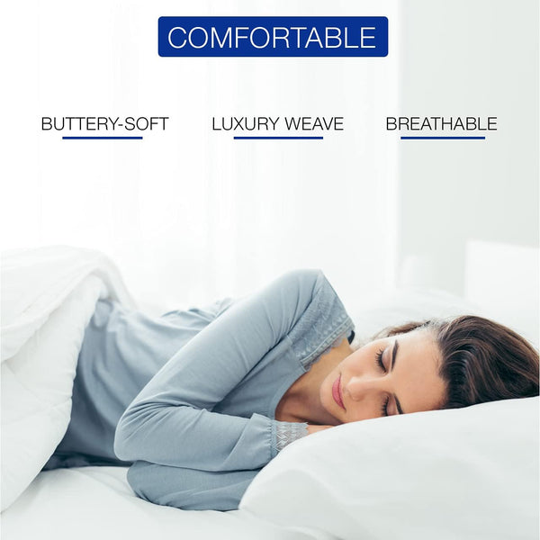 500 Thread Count 100% Pure 5 Star Hotel Quality Bedding Egyptian Cotton Luxurious Fitted Bedsheet With Extra Depth Of 40cm/16 inches