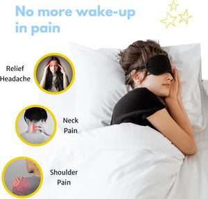 2 Pack Bamboo Bed Pillows – Hollowfiber Filling, Neck Support for Side, Back & Stomach Sleepers – Pain Relief Body Pillows with Removable Washable Covers