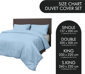 Soft Brushed Microfiber Duvet Cover Set - Lightweight Quilted Comforter with Pillowcases - Easy Care Bedding
