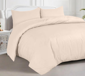 Hotel Quality Duvet Cover Set - 100% Egyptian Cotton, 200TC, Easy Closure. All Sizes Available