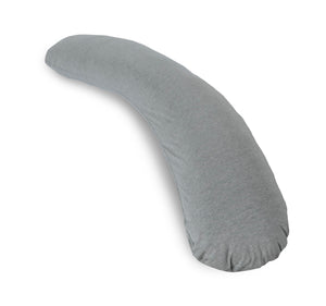 Crescent Textile Full Body Sleep Pillow Maternity Pillow Large Best Orthopaedic Pillow for Pregnancy, Neck & Back Pain, Recovery Support Hollowfiber Filling with Removable & Washable Cover (Gray)