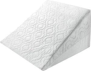 Crescent Textile Bed Wedge Pillows Elevated Cushion for Bed Triangle Wedge Pillow for Back and Legs Support, Back Pain, Leg Pain, Pregnancy, Neck and Shoulder Joint Pain Cushions (20" X 18" X 11")