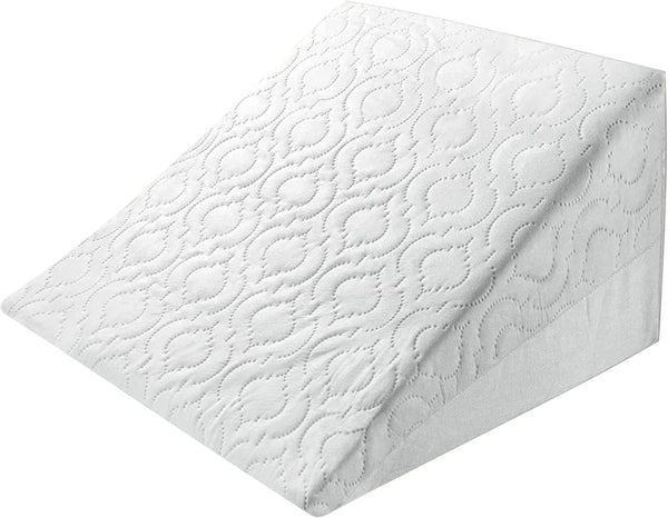 Crescent Textile Bed Wedge Pillows Elevated Cushion for Bed Triangle Wedge Pillow for Back and Legs Support, Back Pain, Leg Pain, Pregnancy, Neck and Shoulder Joint Pain Cushions (20" X 18" X 11")