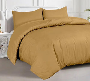 Hotel Quality Duvet Cover Set - 100% Egyptian Cotton, 200TC, Easy Closure. All Sizes Available