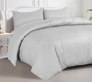 Hotel Quality Duvet Cover Set - 100% Egyptian Cotton, 200TC, Easy Closure. All Sizes Available
