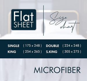 Flat Sheet Easy Care Brushed Microfibre Fabric Flat Sheet Non Iron Non Wrinkle, Comfortable and Fade Resistant Bedding Sheets