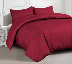 Hotel Quality Duvet Cover Set - 100% Egyptian Cotton, 200TC, Easy Closure. All Sizes Available