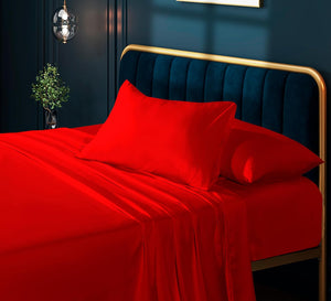Flat Sheet Easy Care Brushed Microfibre Fabric Flat Sheet Non Iron Non Wrinkle, Comfortable and Fade Resistant Bedding Sheets
