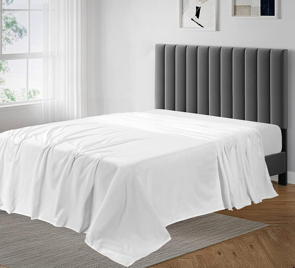800 Thread Count Super Soft And Luxurious Easy Care 100% Pure Egyptian Cotton Flat Sheet For Hotel Quality Bedding-Breathable Bed Top Sheet