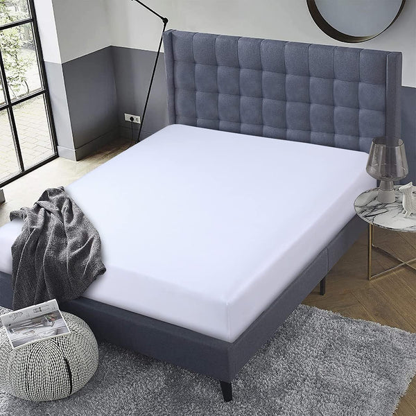 5 Star Luxury Egyptian Cotton Fitted Sheet – 500TC, 40cm Extra Deep Mattress Pocket, Comfortable & Elegant Bedding