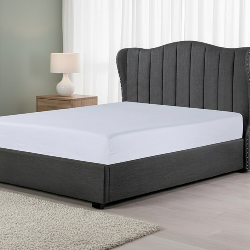 800 Thread Count 100% Pure 5 Star Hotel Quality Bedding Egyptian Cotton Luxurious Fitted Bedsheet Stretches Up To 40cm/16 inches Deep