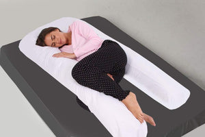 Bargains Big U Pillow Maternity Back Support Cuddle Nursing Breastfeeding Full Length Support With Removable Washable Zipped Cover