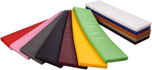 Crescent Textile 100% Waterproof Garden Bench Cushion 2/3/4 Seater Outdoor Long Bench Seat Pad for Lawn & Garden, Patio, Office, Coffee Shop with Removable Cover