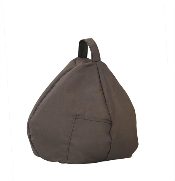 Crescent Textile iPad, eReader & Book Mini Bean Bag Cushion Holder for All Devices & Any Angle on Any Surface Soft Pillow Lap Stand, Handy Side Pocket Portable Bean Bag