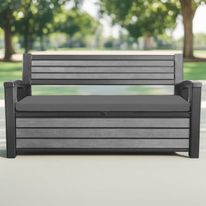Garden Iceni & Eden Storage Benches Seat Pad Only 128 x 50 x 5cm Water Resistant Outdoor Bench Patio Furniture Cushion | Swing Bench Pads Durable & Easy to Clean Removable Cover