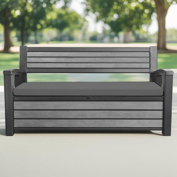 Garden Iceni & Eden Storage Benches Seat Pad Only 128 x 50 x 5cm Water Resistant Outdoor Bench Patio Furniture Cushion | Swing Bench Pads Durable & Easy to Clean Removable Cover