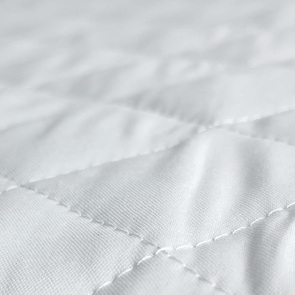 Crescent Textile 2 Pack Premium Quilted Pillow Hollowfiber Filling Bounce to Back Pillow Down Alternative Bed and Side Sleeper Pillow Hypoallergenic, Standard Size Hotel-Quality (2 Pillows)