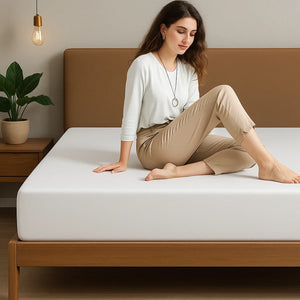 5 Star Hotel Quality Bedding 800 Thread Count 100% Pure Egyptian Cotton Luxurious Fitted Bedsheet Stretches Up To 28cm/11 inches Deep